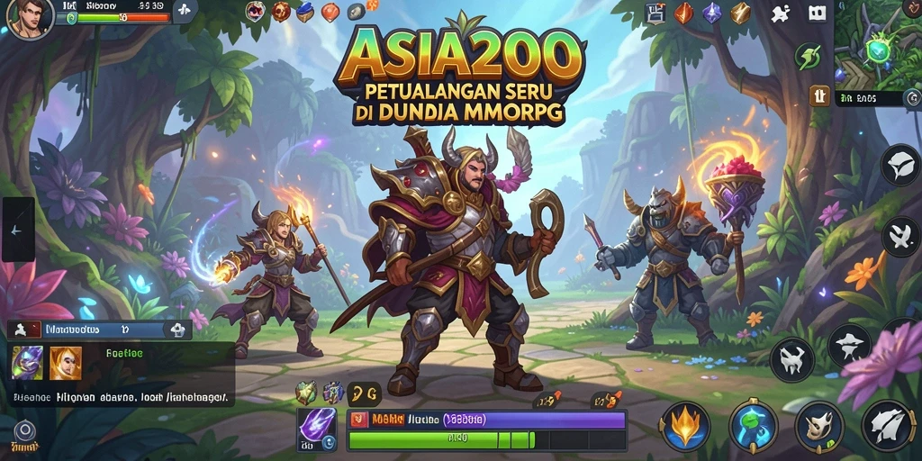 Gameplay menakjubkan dalam dunia MMORPG ASIA200.