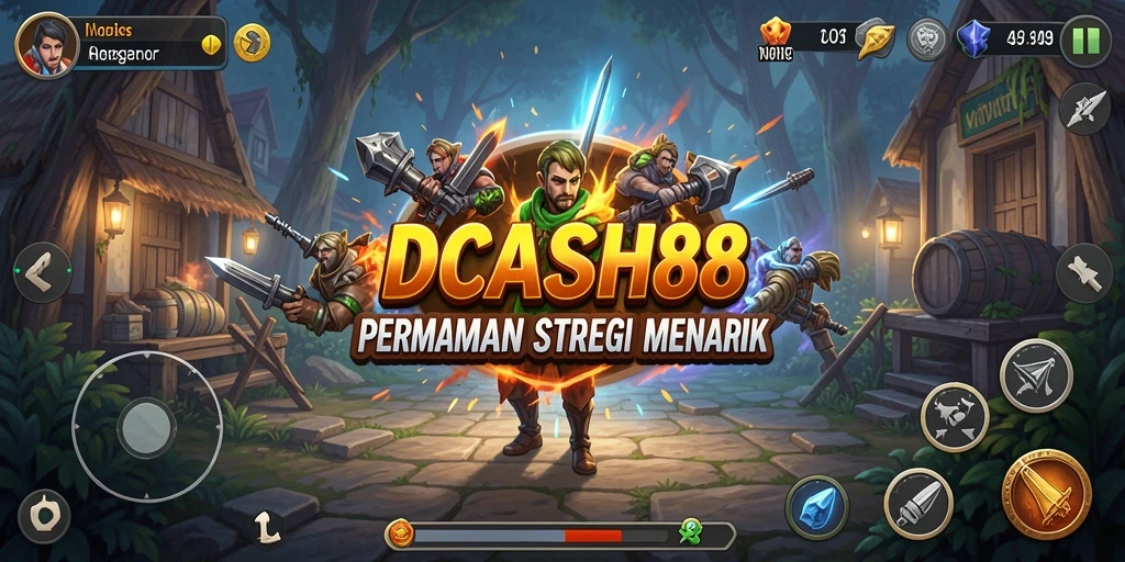 Screenshot IDCASH88 menampilkan aksi gameplay yang mendebarkan dan strategi yang penuh perhitungan.