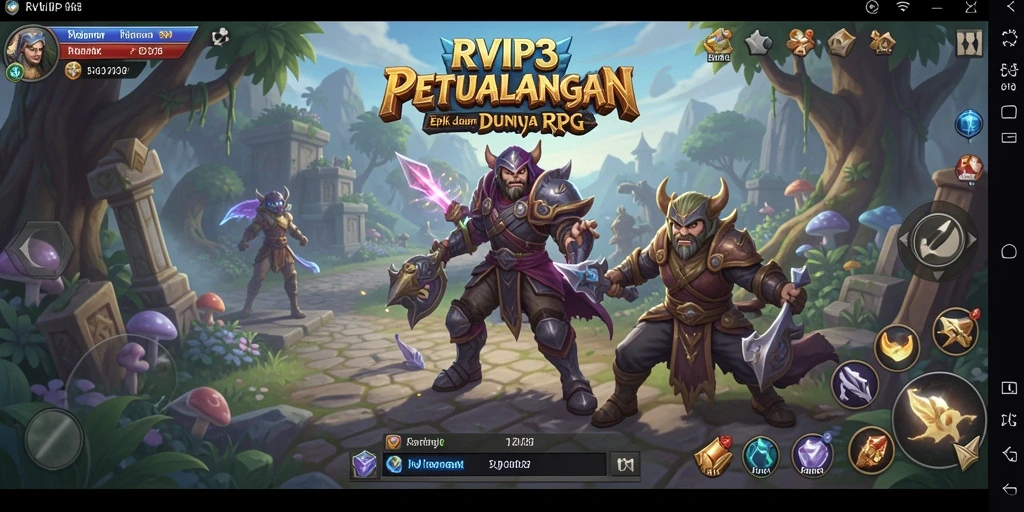Tampilan gameplay seru dan mendalam di RVIP3.