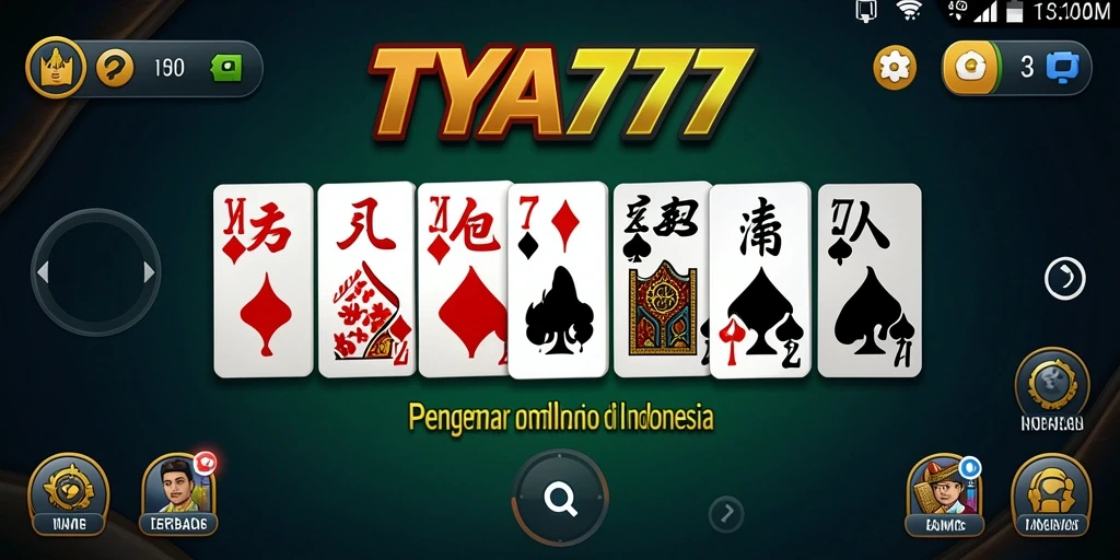 Gameplay seru TYA777 dengan banyak pemain domino.