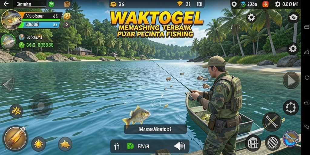 Gameplay seru WAKTOGEL dengan grafik mempesona.